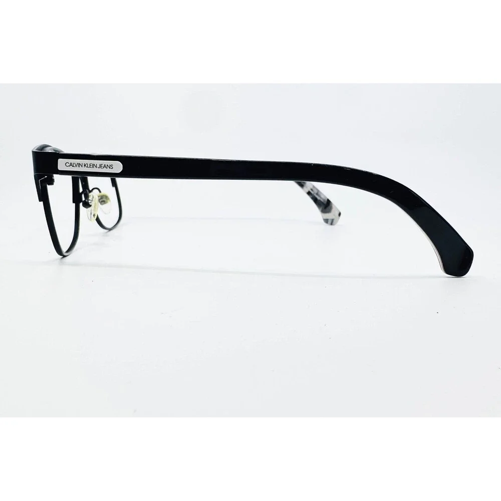 Calvin Klein Jeans Eyeglasses Women Black Marble CKJ528 001 52-15-135